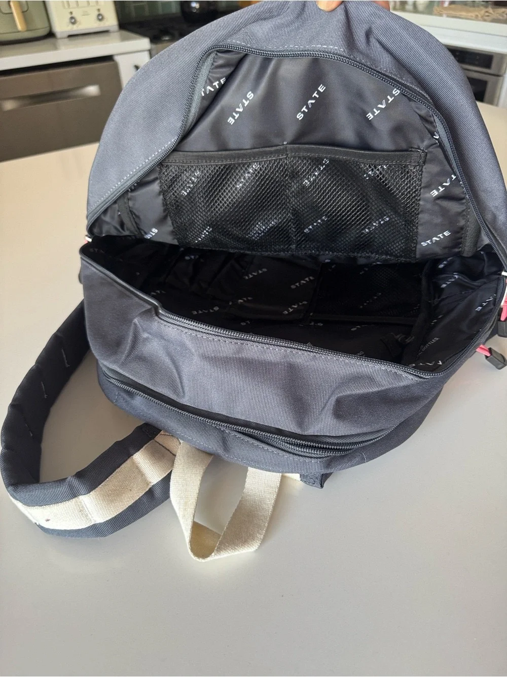 STATE Double Pocket Slate Backpack